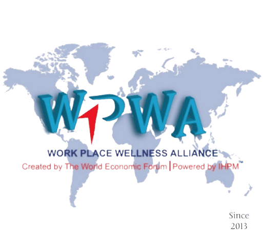 WPWA logo over world map workplace wellness alliance
