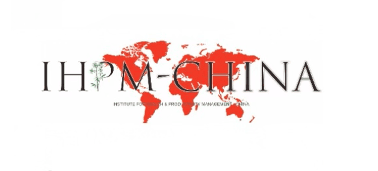 IHPM-China logo with red world map