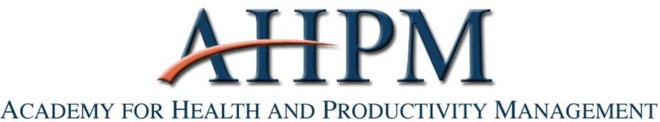 AHPM logo with orange swoosh