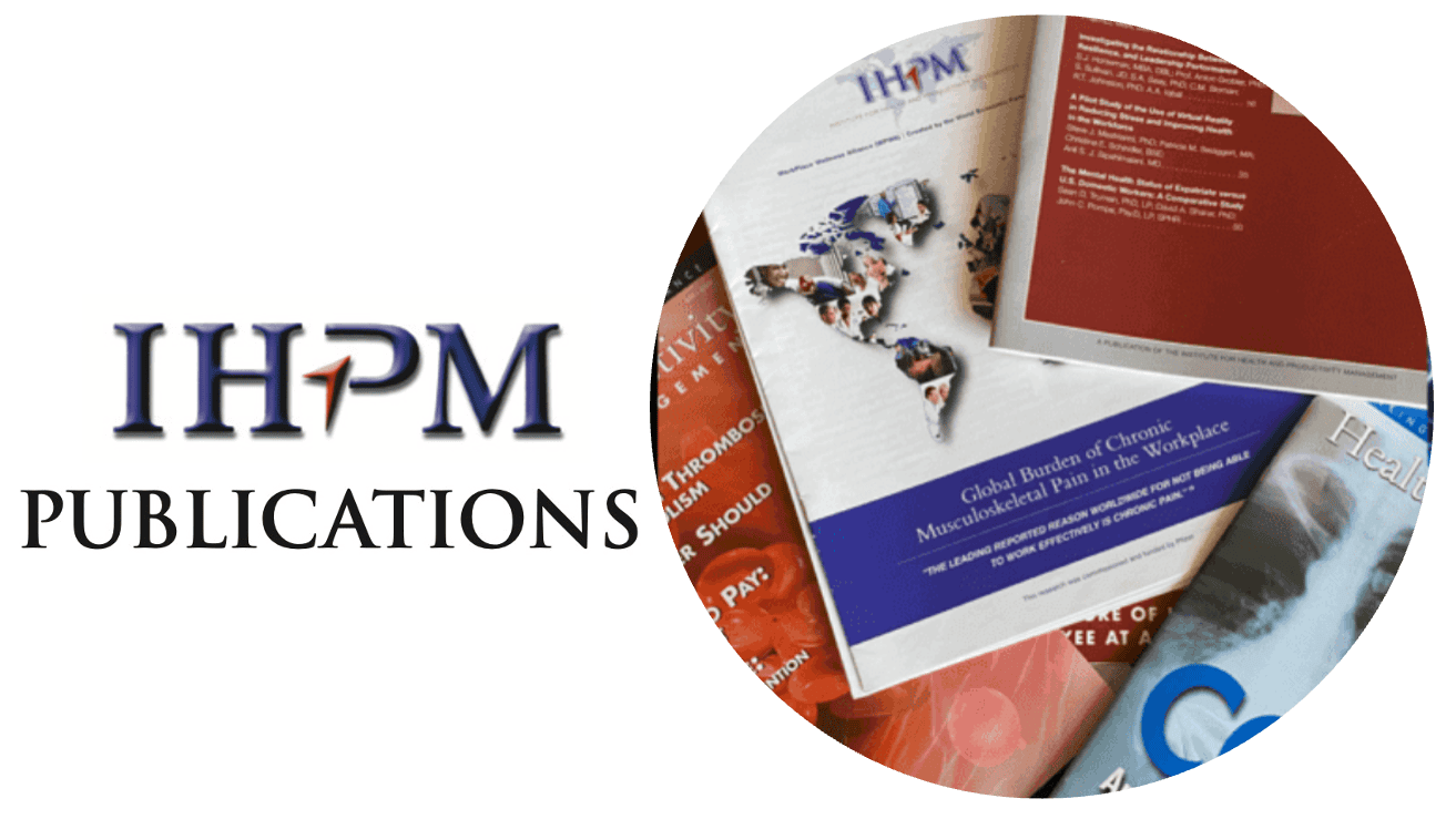 IHPM logo with assorted publications and reports
